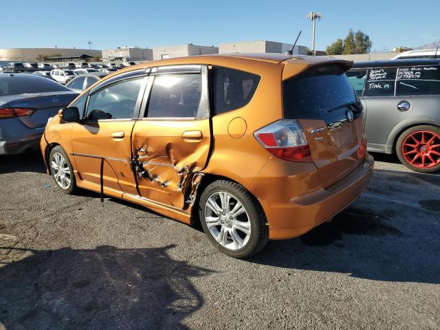 JHMGE88409S041492 - 2009 HONDA FIT SPORT ORANGE photo 2