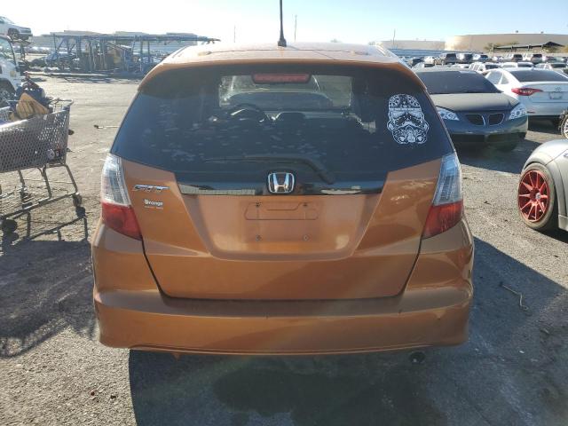 JHMGE88409S041492 - 2009 HONDA FIT SPORT ORANGE photo 6