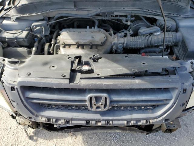 5FNYF18635B021336 - 2005 HONDA PILOT EXL SILVER photo 12