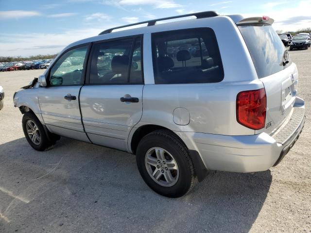 5FNYF18635B021336 - 2005 HONDA PILOT EXL SILVER photo 2