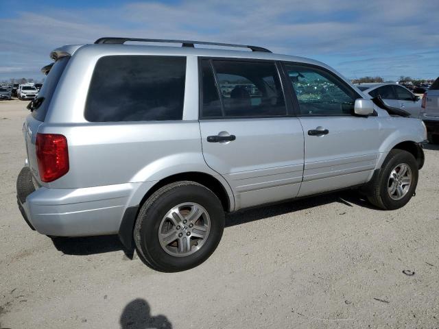 5FNYF18635B021336 - 2005 HONDA PILOT EXL SILVER photo 3