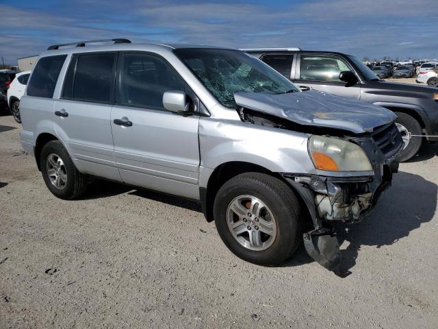 5FNYF18635B021336 - 2005 HONDA PILOT EXL SILVER photo 4