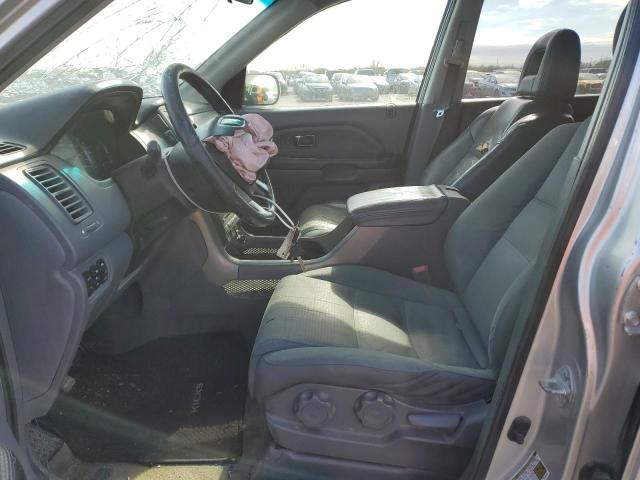 5FNYF18635B021336 - 2005 HONDA PILOT EXL SILVER photo 7