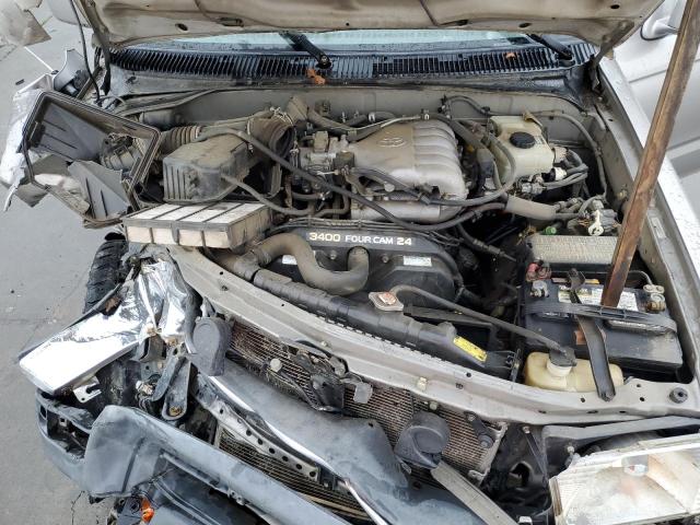 JT3HN86R429077126 - 2002 TOYOTA 4RUNNER SR5 SILVER photo 12