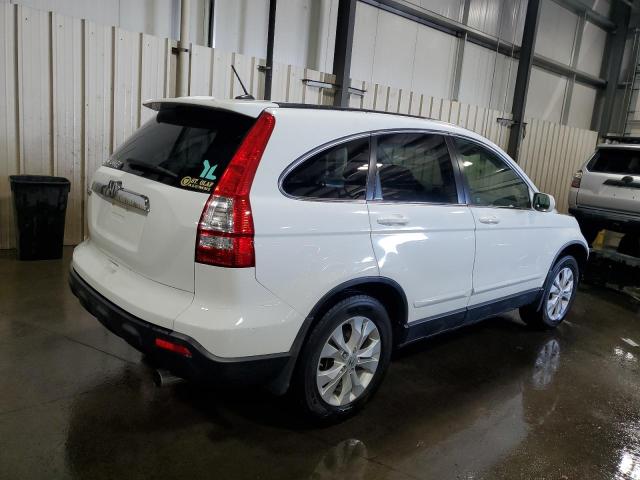 JHLRE48708C055935 - 2008 HONDA CR-V EXL WHITE photo 3