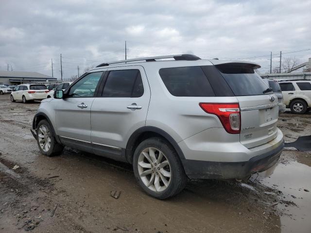 1FM5K8F83DGB78411 - 2013 FORD EXPLORER LIMITED SILVER photo 2