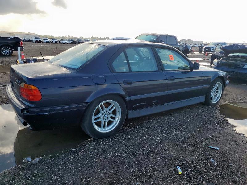 WBAGG8346YDN77561 - 2000 BMW 7 SERIES I AUTOMATIC BLUE photo 3