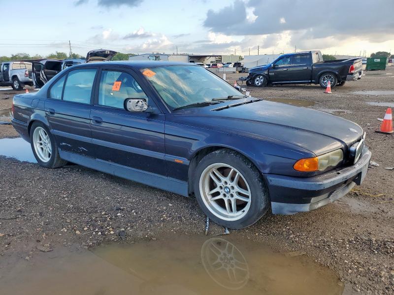 WBAGG8346YDN77561 - 2000 BMW 7 SERIES I AUTOMATIC BLUE photo 4
