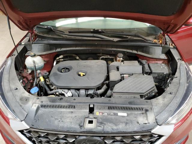 KM8J2CA40KU866127 - 2019 HYUNDAI TUCSON SE მუქწითელი ფოტო 12
