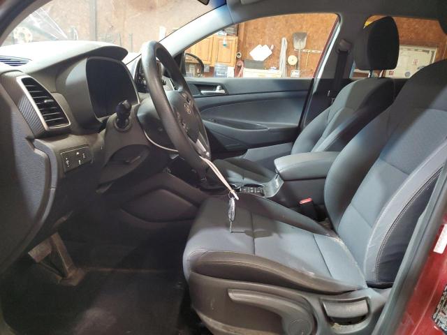 KM8J2CA40KU866127 - 2019 HYUNDAI TUCSON SE მუქწითელი ფოტო 7