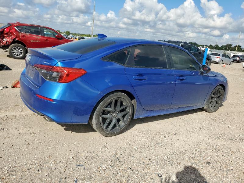 2HGFE2F5XPH506856 - 2023 HONDA CIVIC SPORT Синий фото 3