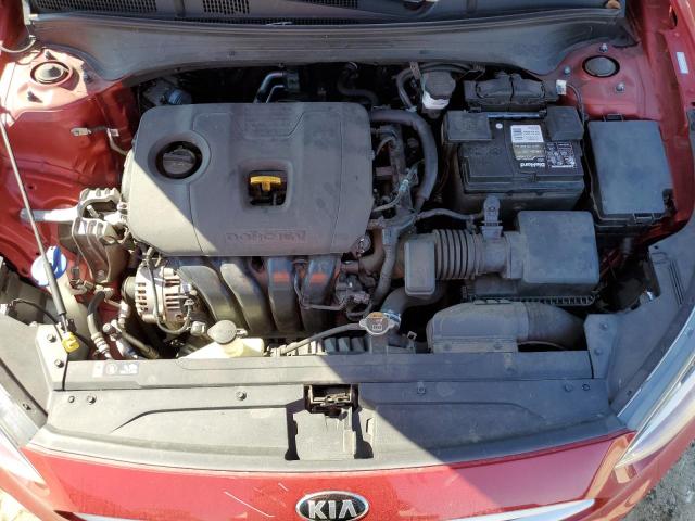 3KPF24AD3ME334968 - 2021 KIA FORTE FE RED photo 11