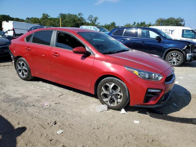 3KPF24AD3ME334968 - 2021 KIA FORTE FE RED photo 4