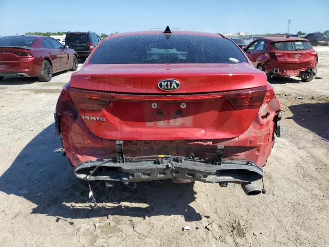 3KPF24AD3ME334968 - 2021 KIA FORTE FE RED photo 6
