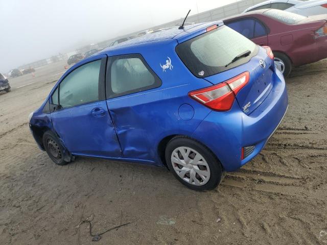 VNKJTUD39JA091425 - 2018 TOYOTA YARIS L BLUE photo 2