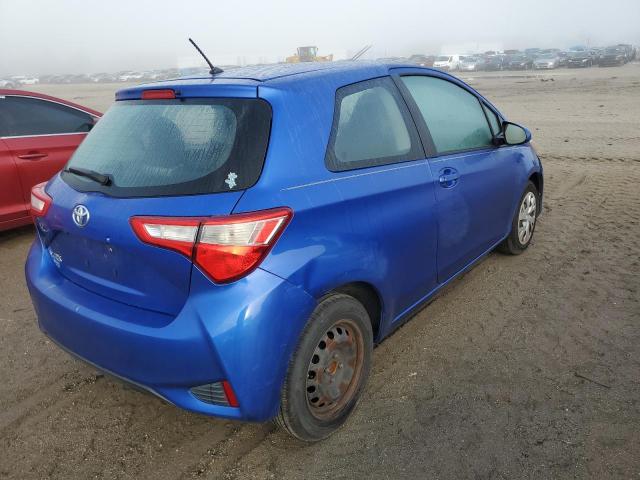 VNKJTUD39JA091425 - 2018 TOYOTA YARIS L BLUE photo 3