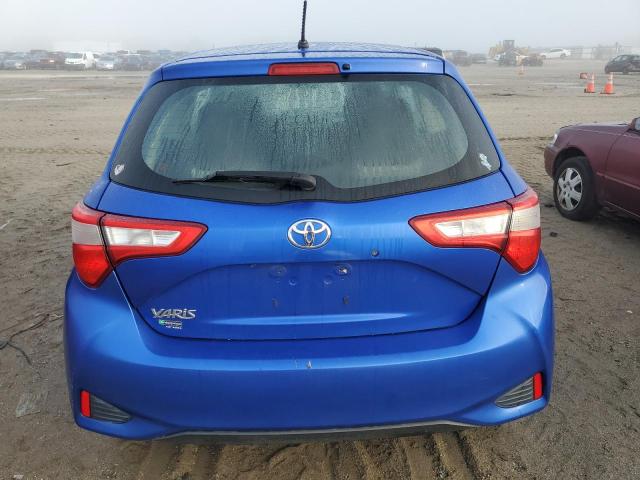 VNKJTUD39JA091425 - 2018 TOYOTA YARIS L BLUE photo 6