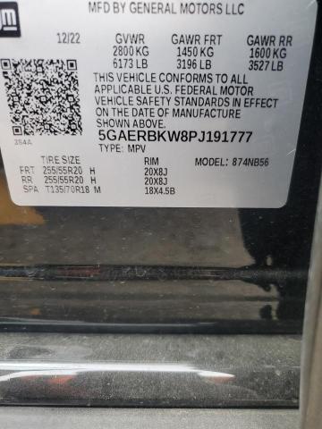 5GAERBKW8PJ191777 - 2023 BUICK ENCLAVE ESSENCE 黑色 照片 14