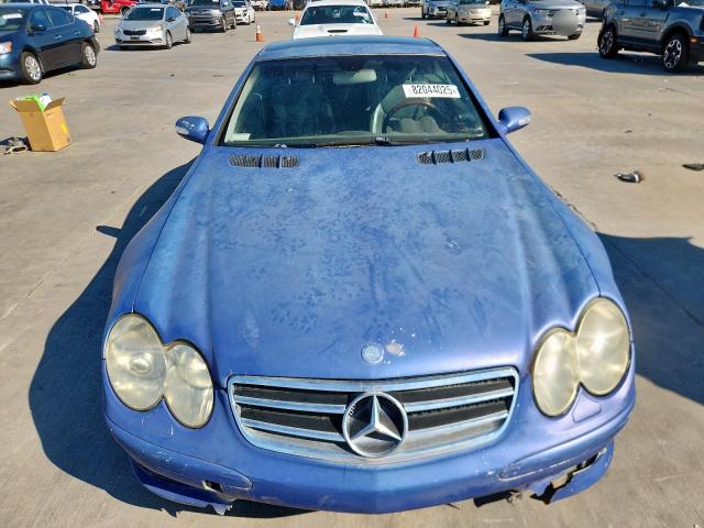 WDBSK75F23F059527 - 2003 MERCEDES-BENZ SL 500R BLUE photo 5
