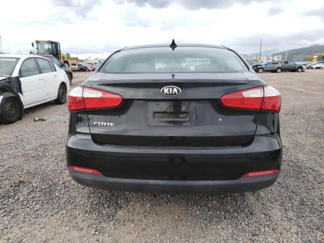 KNAFK4A6XE5069350 - 2014 KIA FORTE LX BLACK photo 6