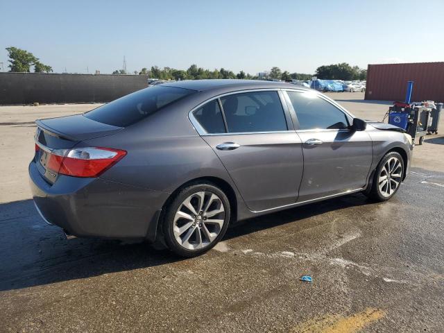 1HGCR2F58DA026719 - 2013 HONDA ACCORD SPORT GRAY photo 3