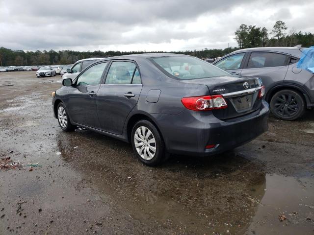 2T1BU4EE1DC058400 - 2013 TOYOTA COROLLA BASE GRAY photo 2