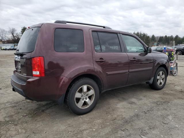 5FNYF486X9B055555 - 2009 HONDA PILOT EXL MAROON photo 3