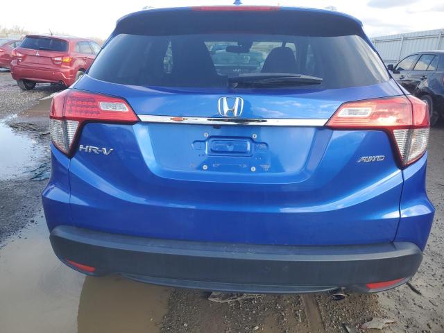 3CZRU6H58MM742156 - 2021 HONDA HR-V EX BLUE photo 6