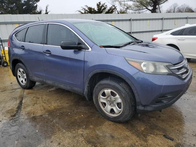 2HKRM4H36DH630650 - 2013 HONDA CR-V LX BLUE photo 4