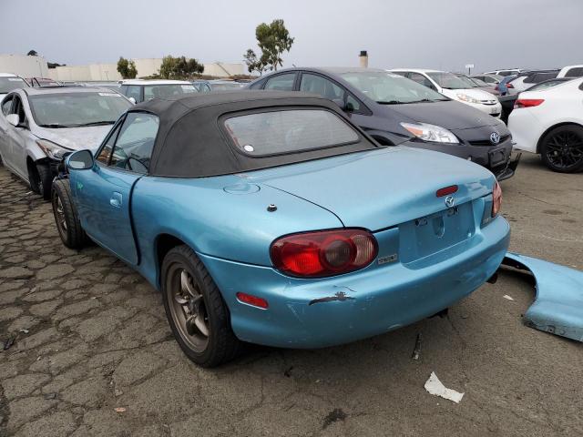 JM1NB353110213660 - 2001 MAZDA MX-5 MIATA BASE TURQUOISE photo 2