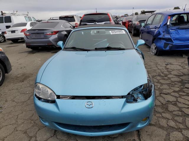 JM1NB353110213660 - 2001 MAZDA MX-5 MIATA BASE TURQUOISE photo 5