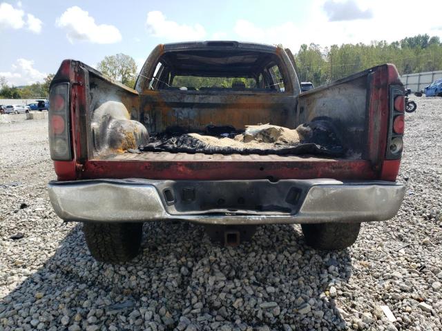 3D7KS29C66G194345 - 2006 DODGE RAM 2500 RED photo 6