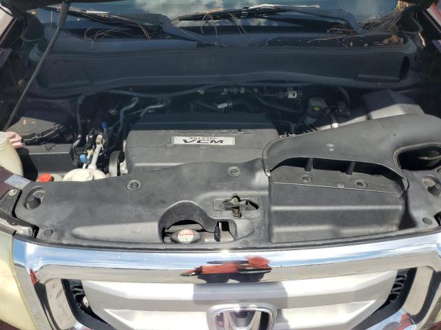 5FNYF3H4XAB013755 - 2010 HONDA PILOT EX 勃艮第红 照片 12