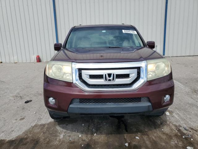 5FNYF3H4XAB013755 - 2010 HONDA PILOT EX 勃艮第红 照片 5