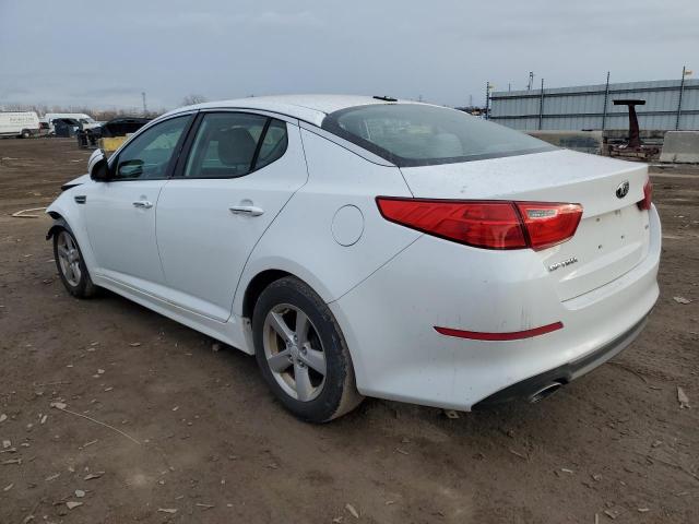 5XXGM4A7XEG293661 - 2014 KIA OPTIMA LX WHITE photo 2