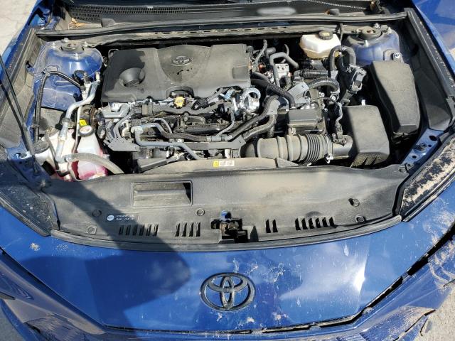 4T1DAACK6SU032587 - 2025 TOYOTA CAMRY XSE BLUE photo 11