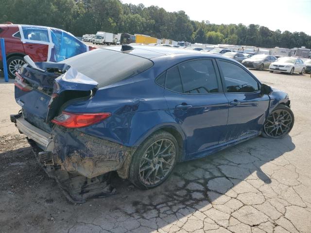 4T1DAACK6SU032587 - 2025 TOYOTA CAMRY XSE BLUE photo 3