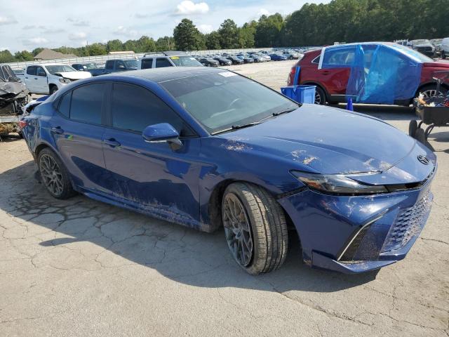 4T1DAACK6SU032587 - 2025 TOYOTA CAMRY XSE BLUE photo 4