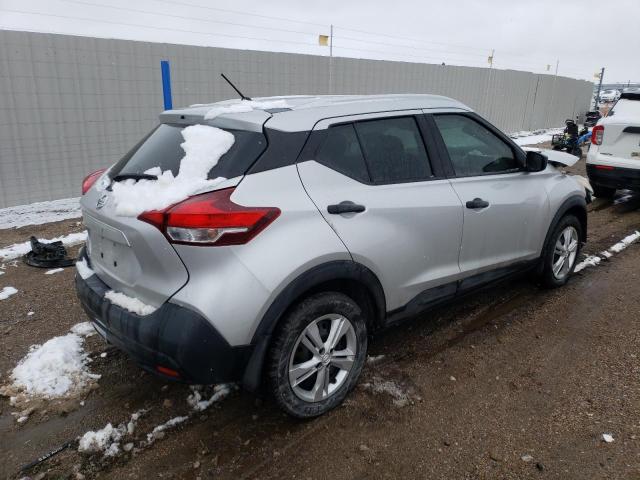 3N1CP5CU7KL521813 - 2019 NISSAN KICKS S SILVER photo 3