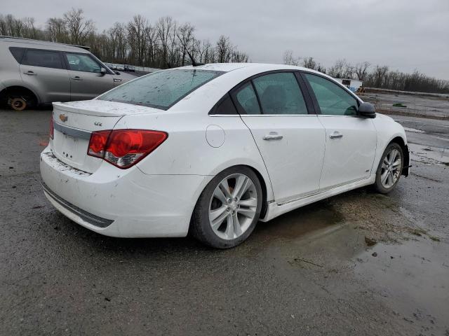 1G1PG5SB4E7280664 - 2014 CHEVROLET CRUZE LTZ WHITE photo 3