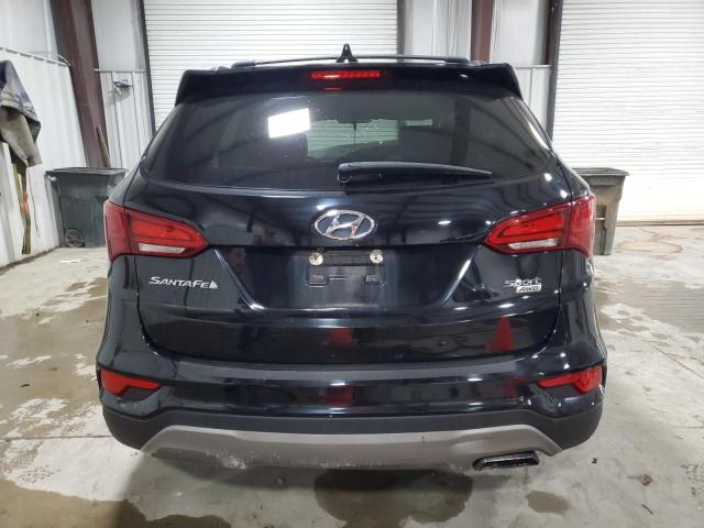 5NMZUDLB7HH001464 - 2017 HYUNDAI SANTA FE S BLACK photo 6