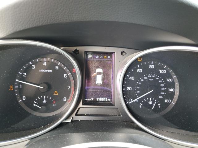 5NMZUDLB7HH001464 - 2017 HYUNDAI SANTA FE S BLACK photo 9