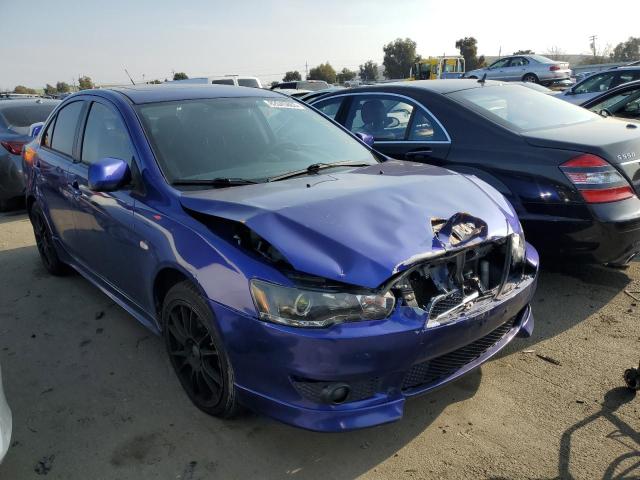 JA3AU86U28U023574 - 2008 MITSUBISHI LANCER GTS BLUE photo 4