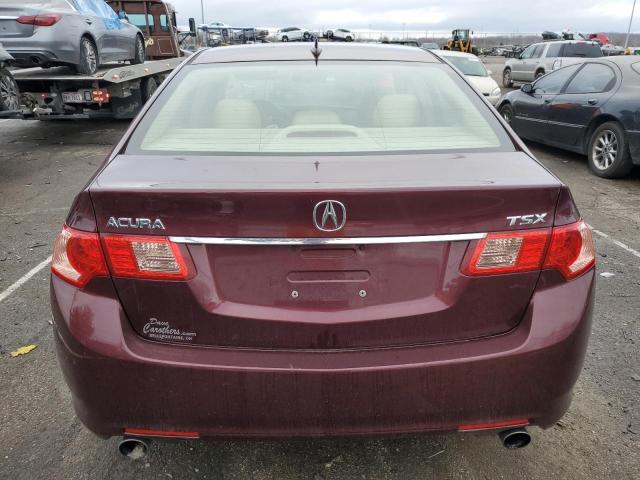 JH4CU2F66BC008032 - 2011 ACURA TSX BURGUNDY photo 6