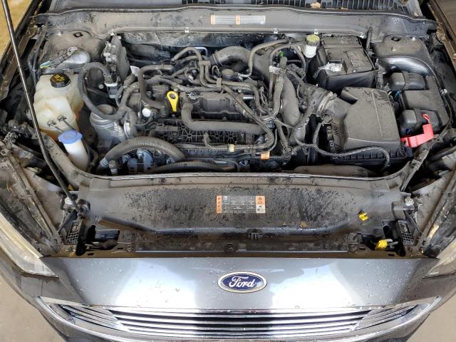 3FA6P0HD7LR166300 - 2020 FORD FUSION SE GRAY photo 11