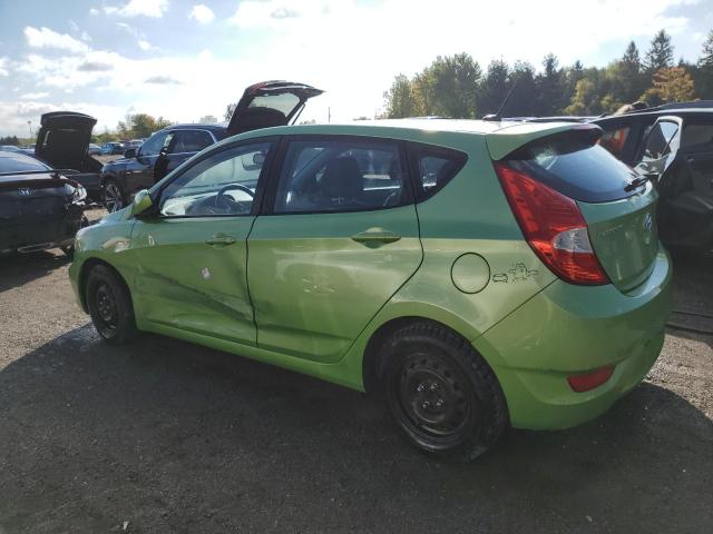 KMHCT5AE4EU197133 - 2014 HYUNDAI ACCENT GLS 绿色 照片 2