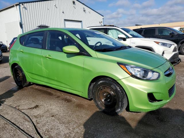 KMHCT5AE4EU197133 - 2014 HYUNDAI ACCENT GLS 绿色 照片 4
