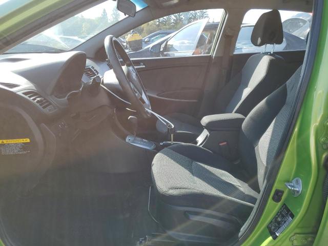 KMHCT5AE4EU197133 - 2014 HYUNDAI ACCENT GLS 绿色 照片 7