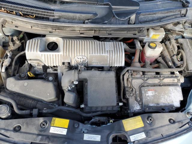 JTDKN3DUXC5493167 - 2012 TOYOTA PRIUS 绿色 照片 11