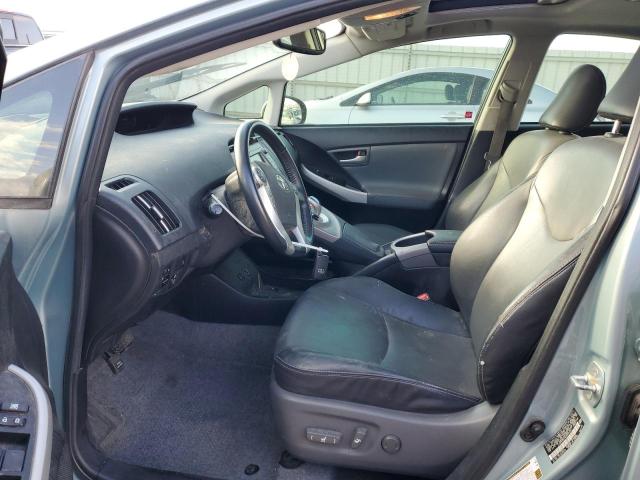 JTDKN3DUXC5493167 - 2012 TOYOTA PRIUS 绿色 照片 7